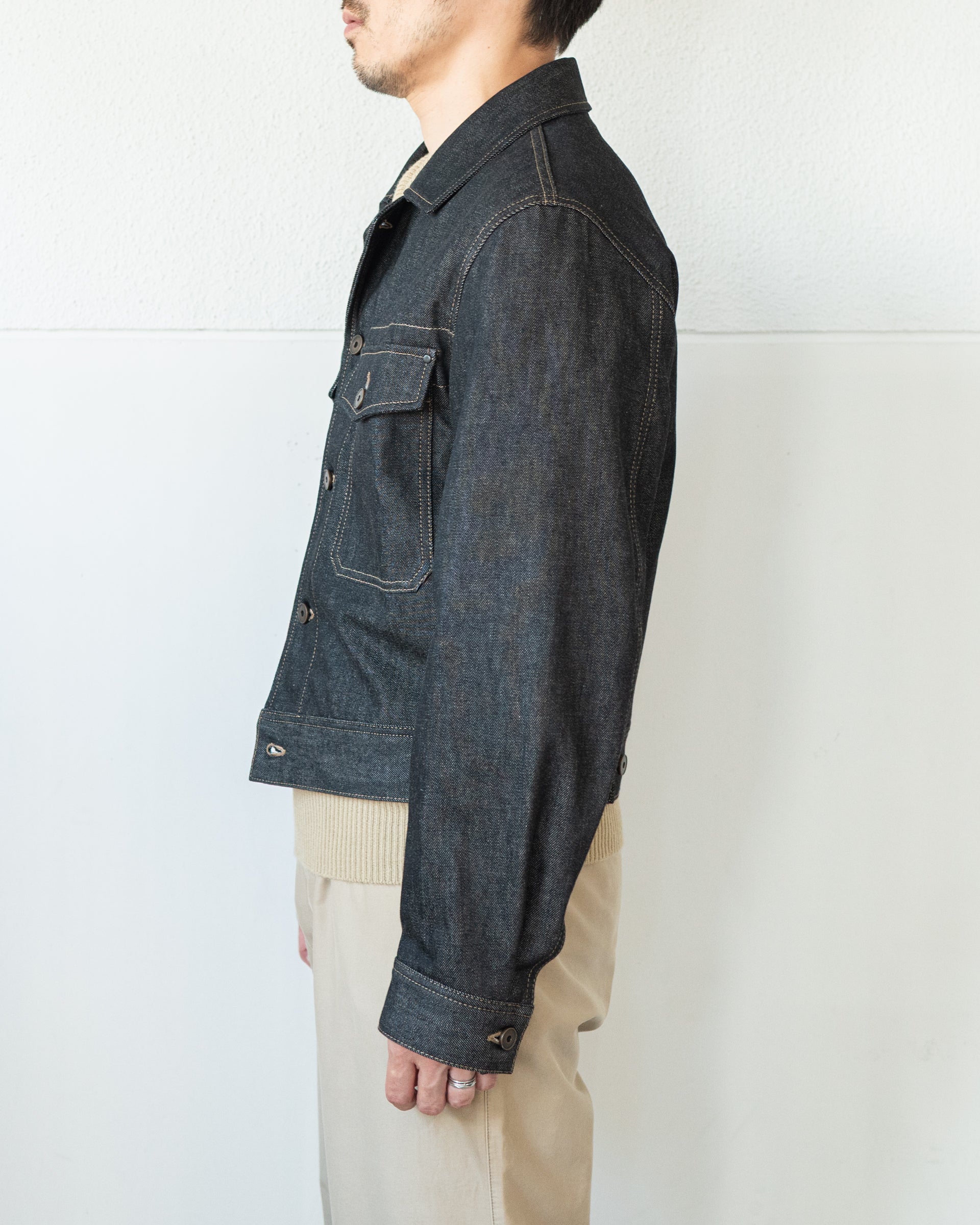 LEMAIRE / ルメールTRUCKER JACKET IN SLATE DENIM / STORE N