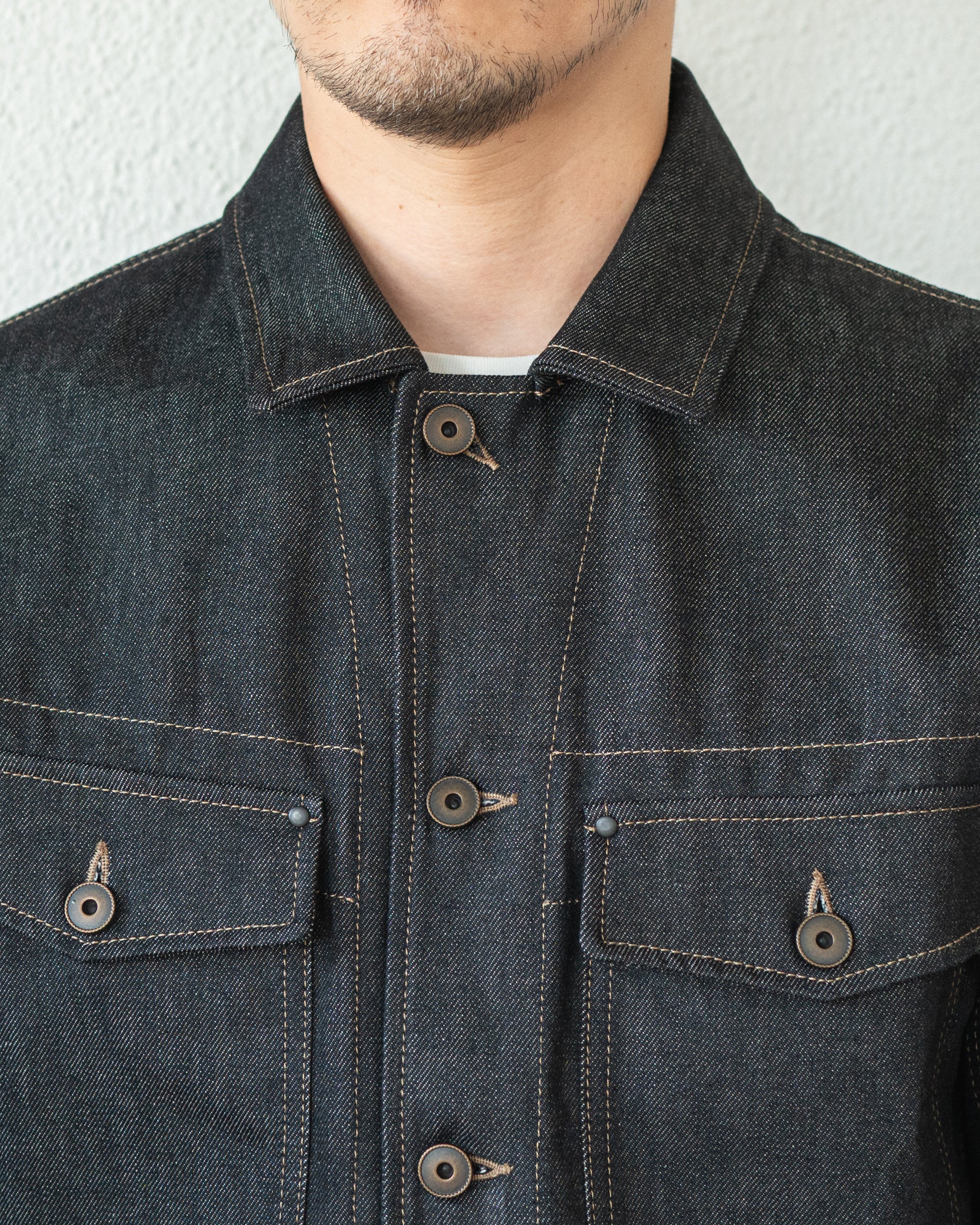 LEMAIRE / ルメールTRUCKER JACKET IN SLATE DENIM / STORE N