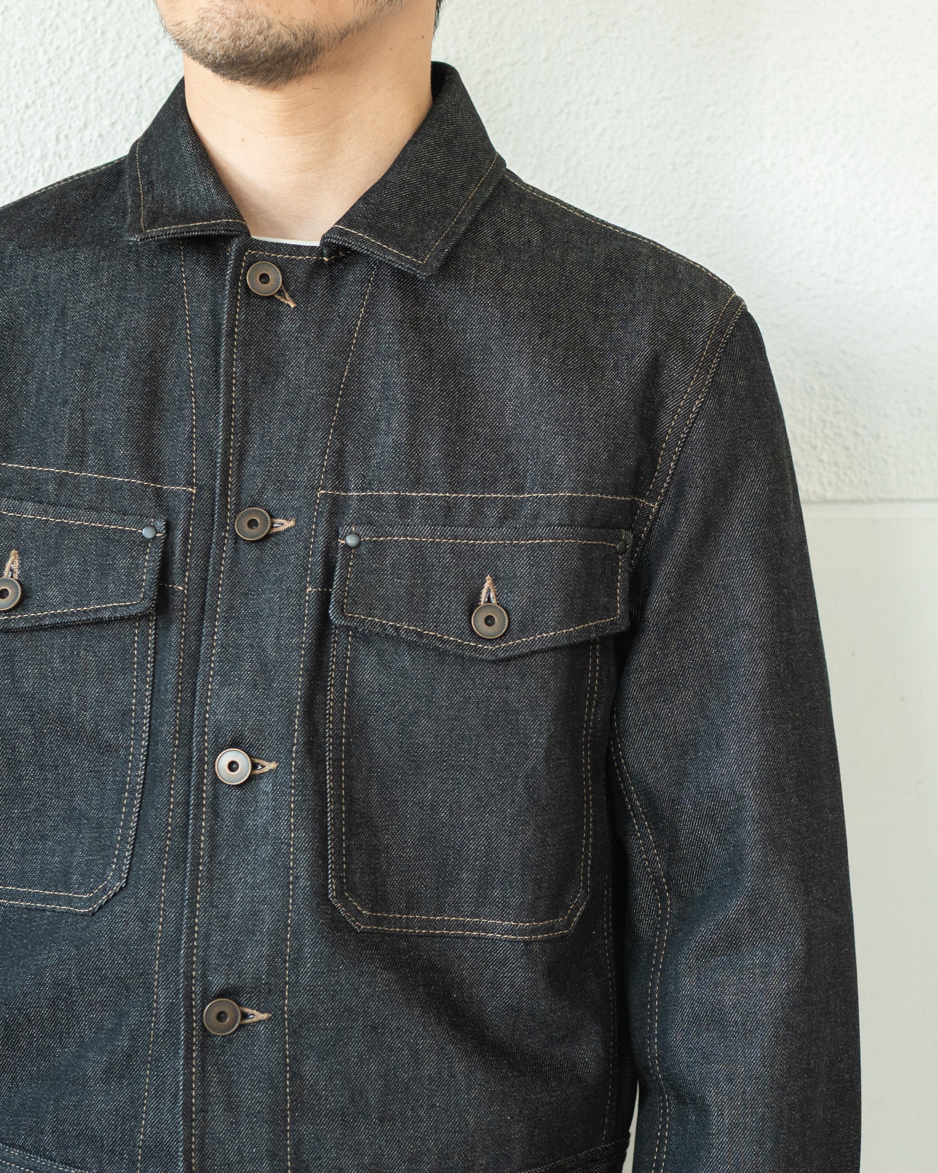 LEMAIRE / ルメールTRUCKER JACKET IN SLATE DENIM / STORE N