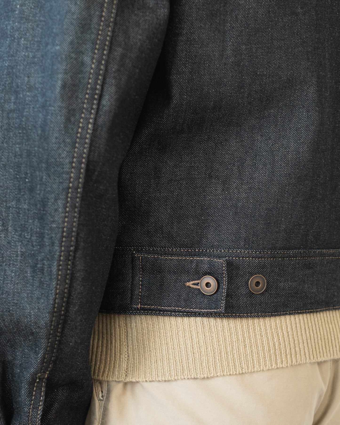 TRUCKER JACKET IN SLATE DENIM
