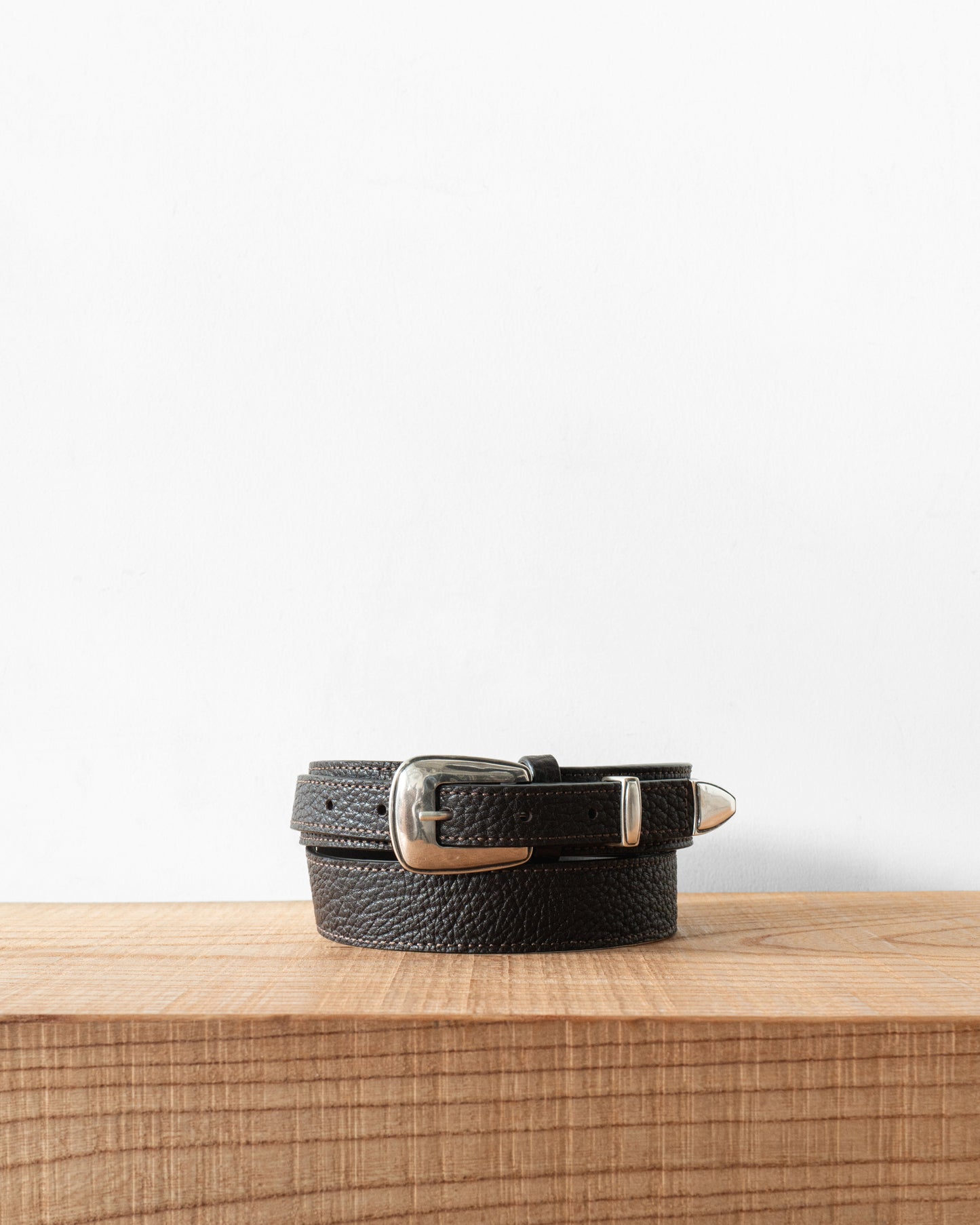 MINIMAL WESTERN BELT IN LEATHER