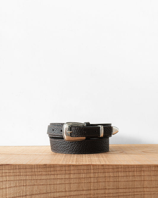 MINIMAL WESTERN BELT IN LEATHER
