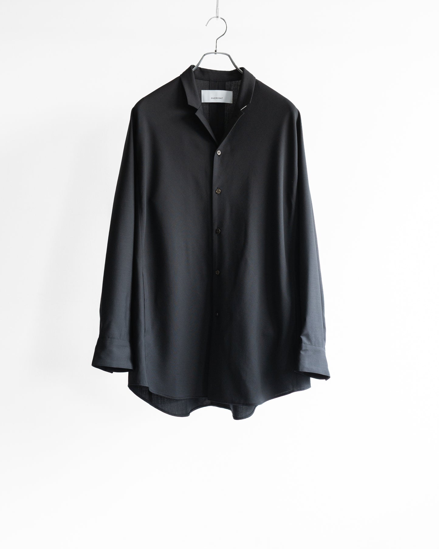 LONG SLEEVE SHIRT JACKET IN WOOL TROPICAL