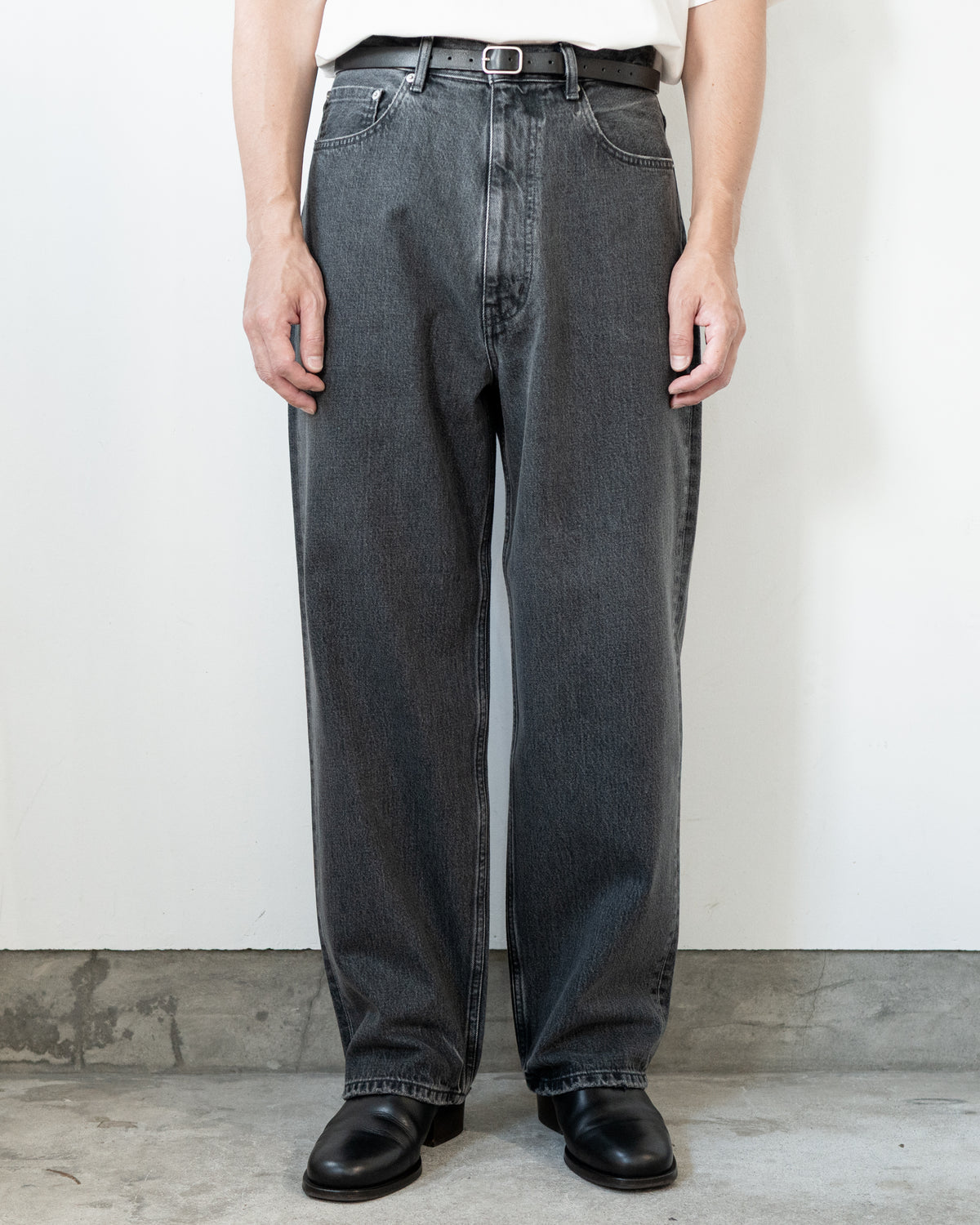 13.5oz DENIM BAGGY PANTS