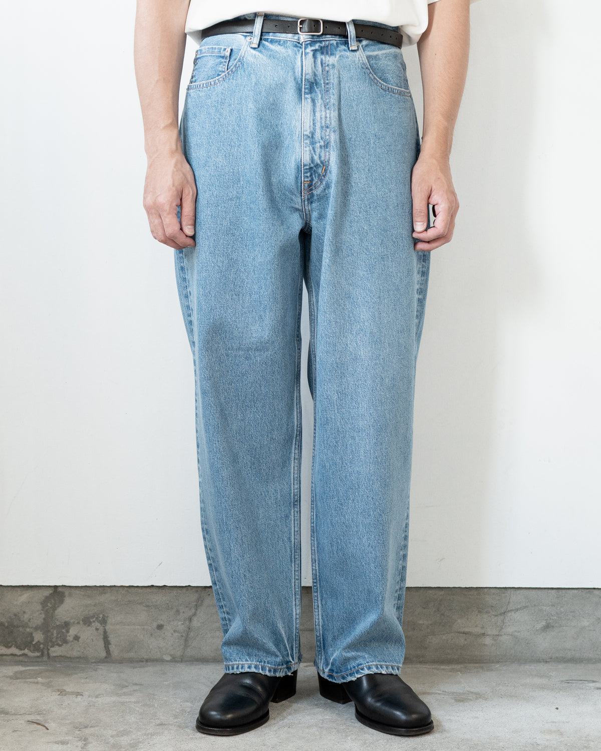 13.5oz DENIM BAGGY PANTS