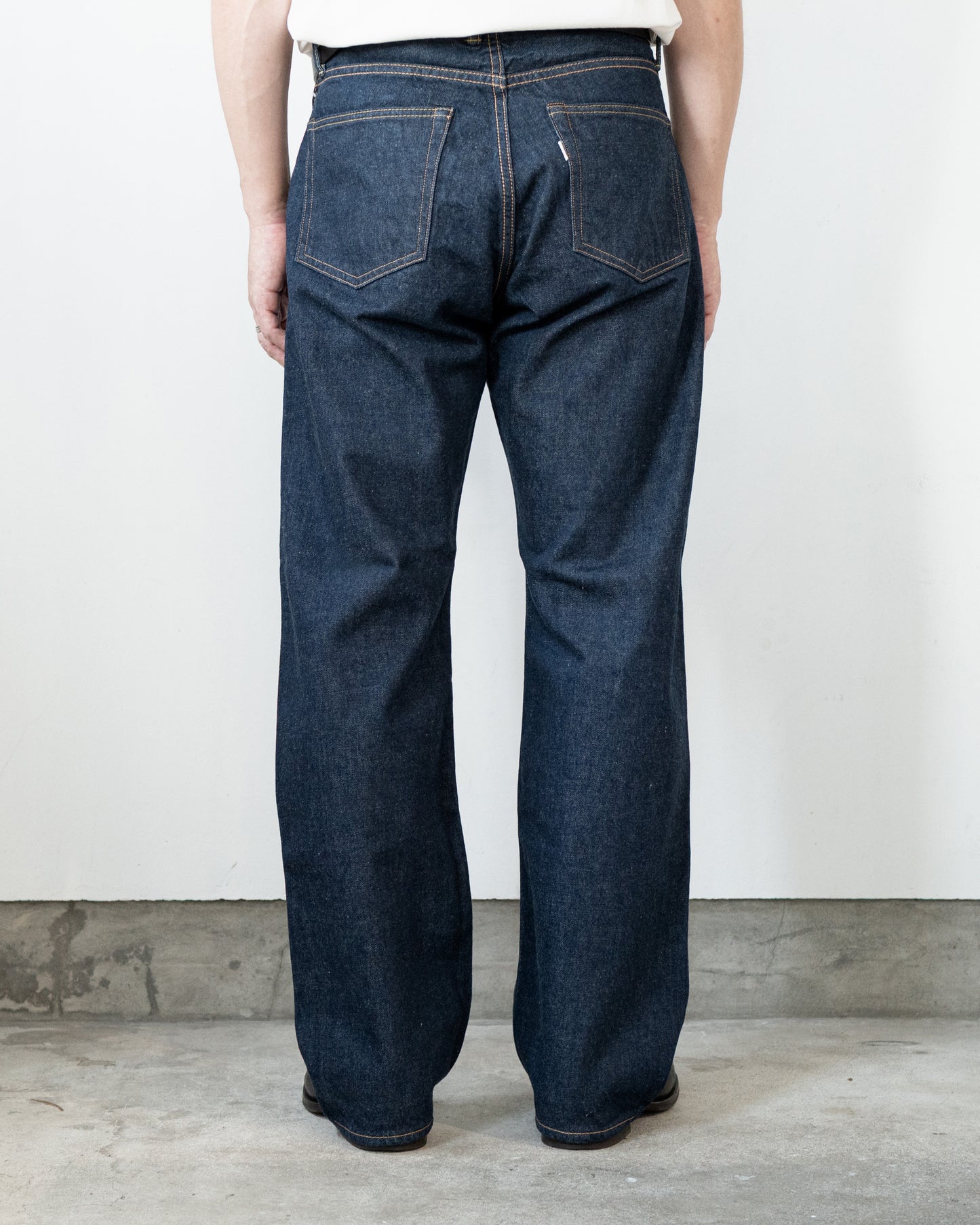 DENIM STRAIGHT TROUSERS