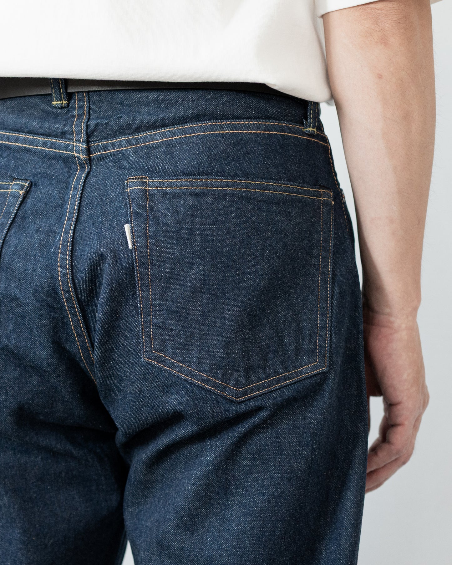 DENIM STRAIGHT TROUSERS