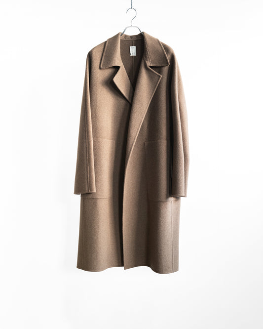 DOUBLE FACE COAT / UNDYED YAK
