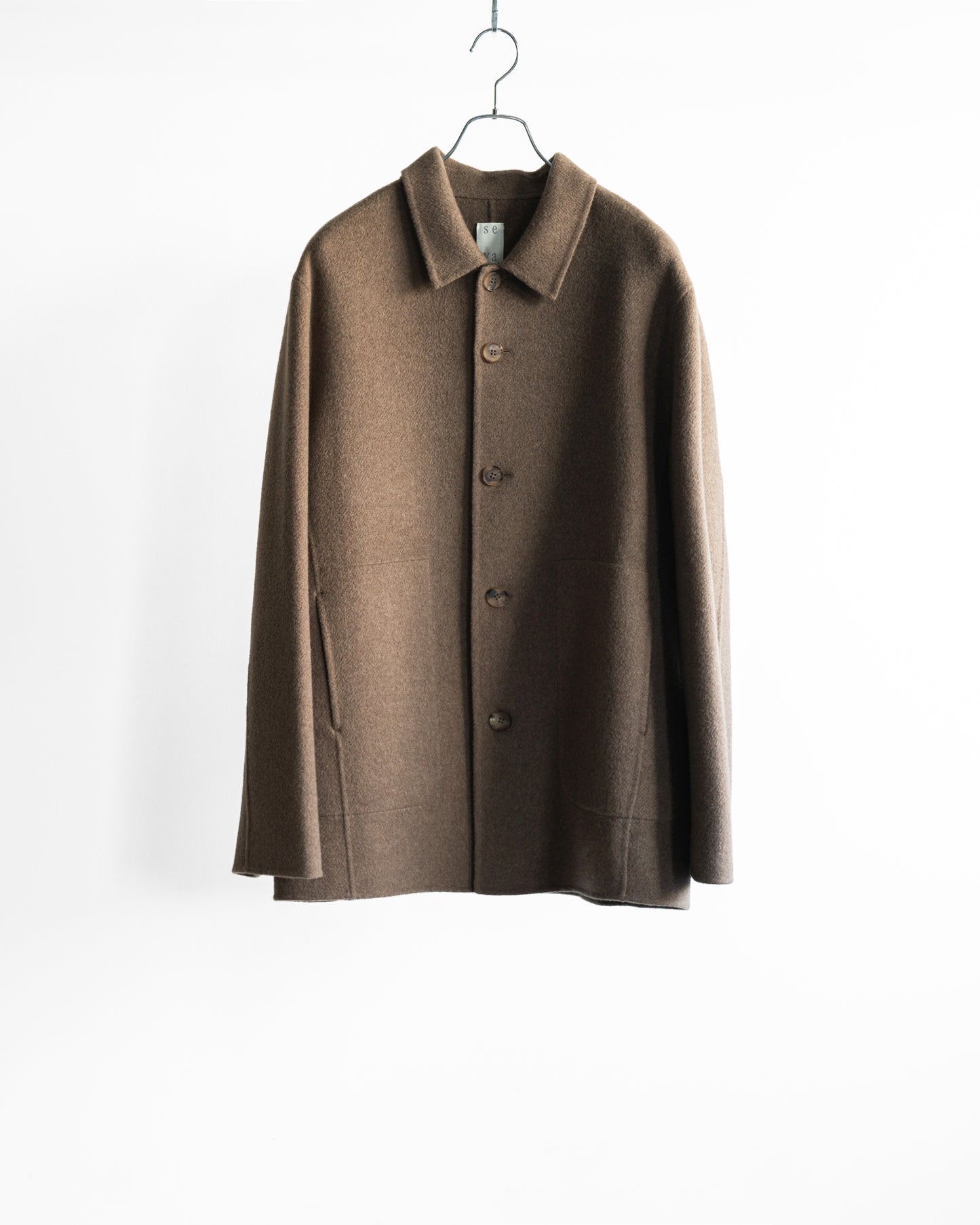 DOUBLE FACE WORK JACKET / UNDYED YAK
