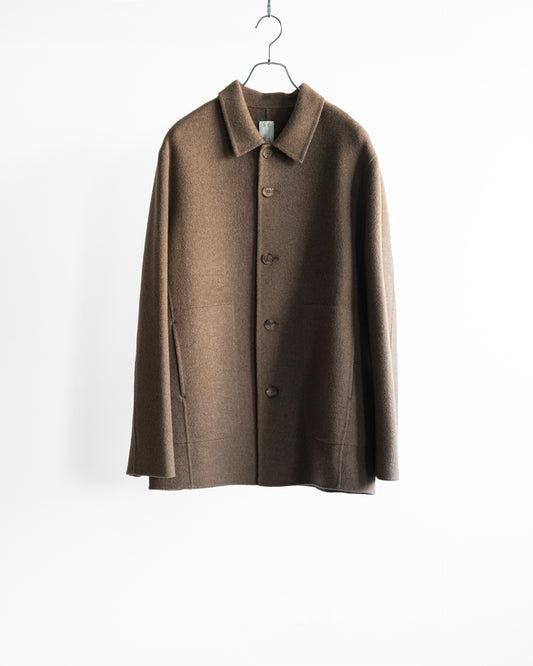 DOUBLE FACE WORK JACKET / UNDYED YAK