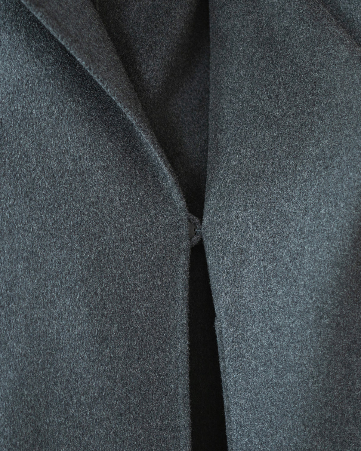 DOUBLE FACE COAT / SILK BLENDED MERINO WOOL
