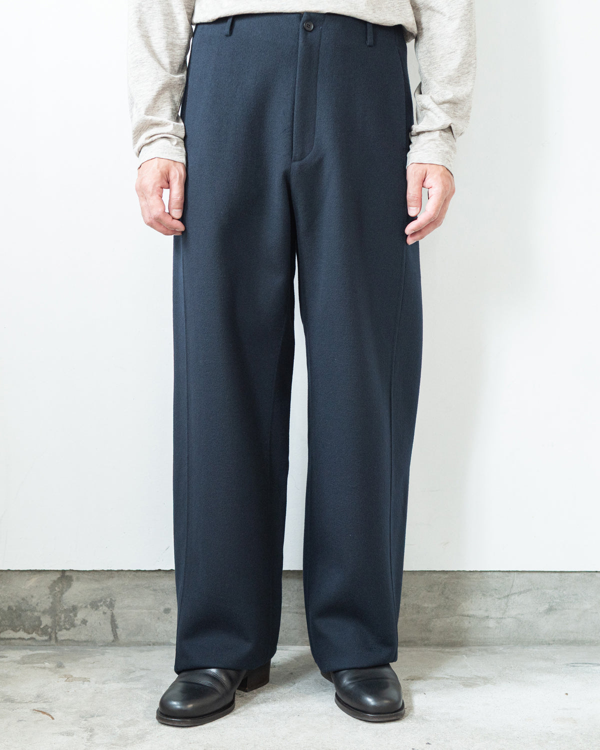 DOUBLE FACE PANTS / LIGHTFLOW WOOL