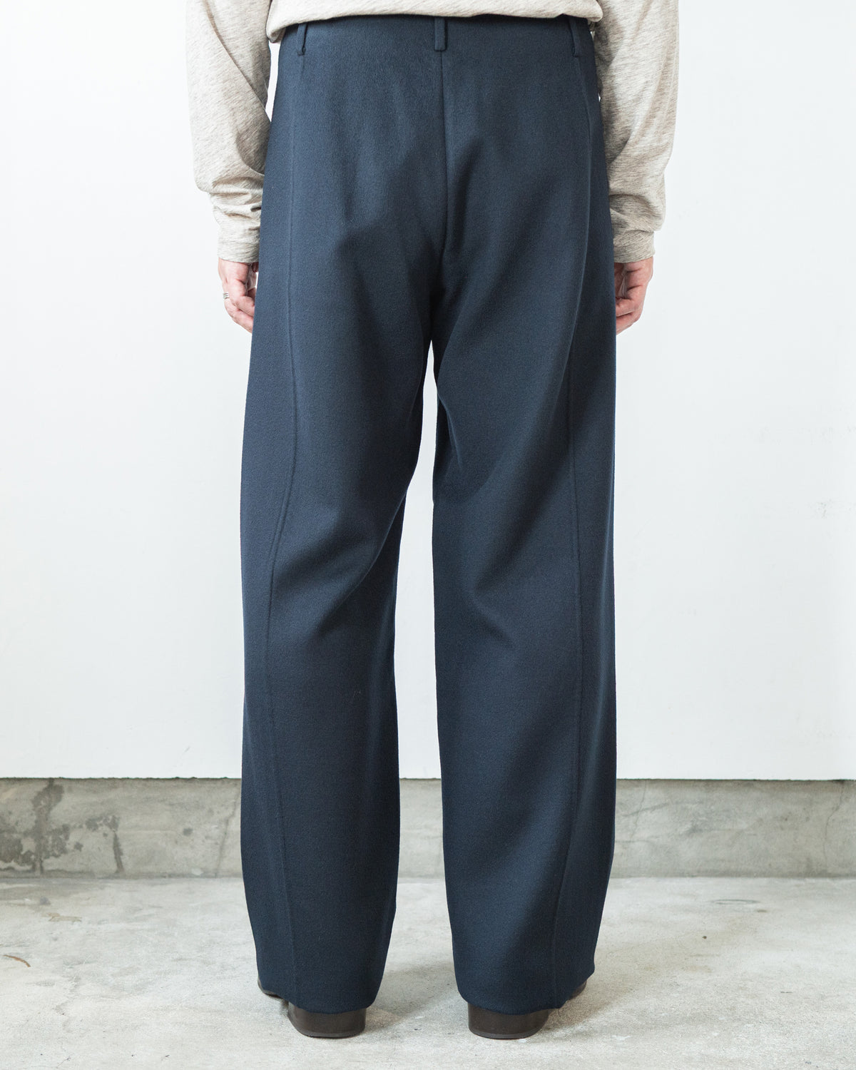 DOUBLE FACE PANTS / LIGHTFLOW WOOL