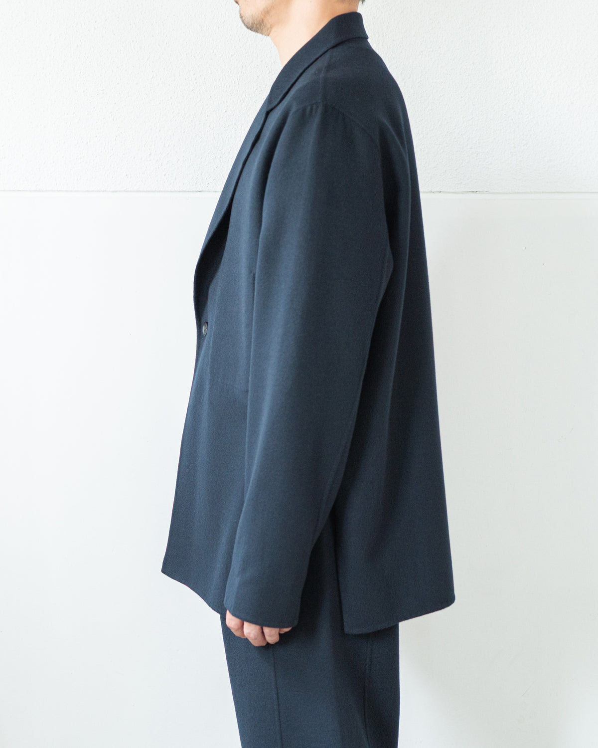 DOUBLE FACE ZERO JACKET / LIGHTFLOW WOOL