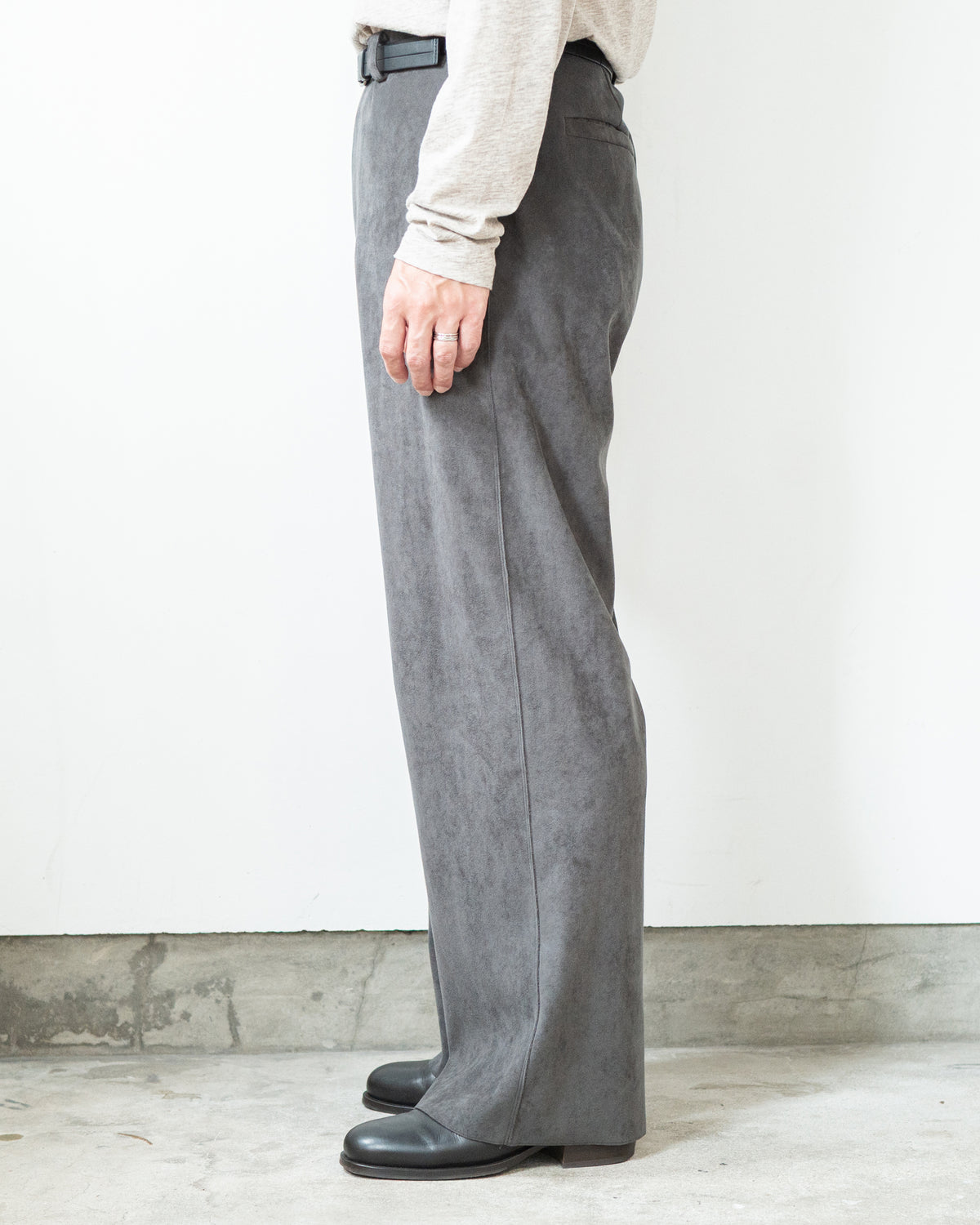 LUCKY PANTS / SUPIMA BACKED ECOSUEDE