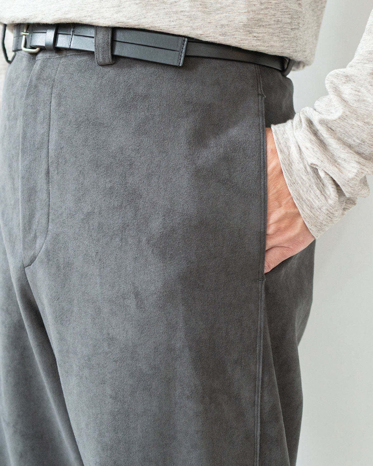LUCKY PANTS / SUPIMA BACKED ECOSUEDE