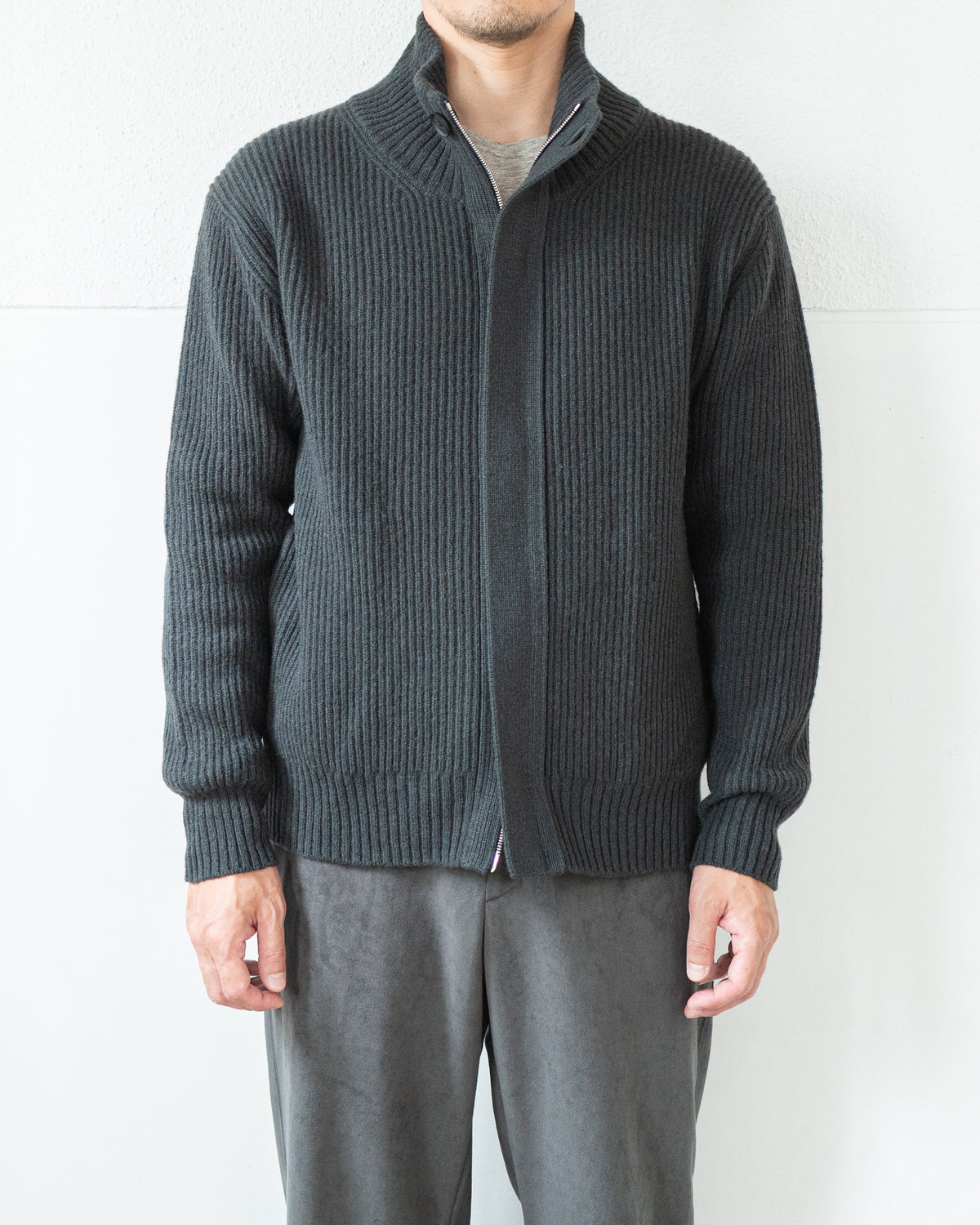 CLOUD KNIT BLOUSON / DOUBLE YAK
