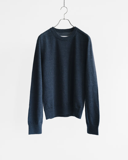 ELBOW PATCH WOOL SWEATER