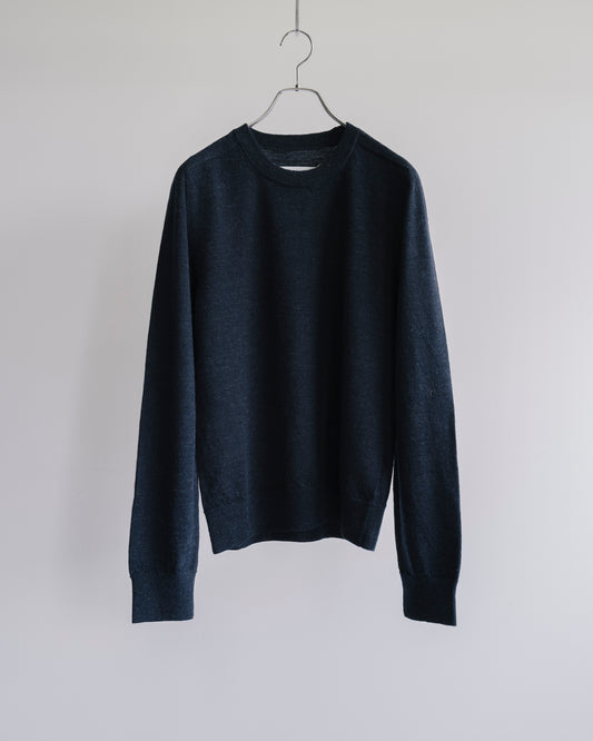 ELBOW PATCH WOOL SWEATER