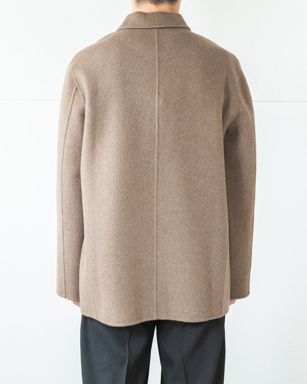 DOUBLE FACE WORK JACKET / UNDYED YAK