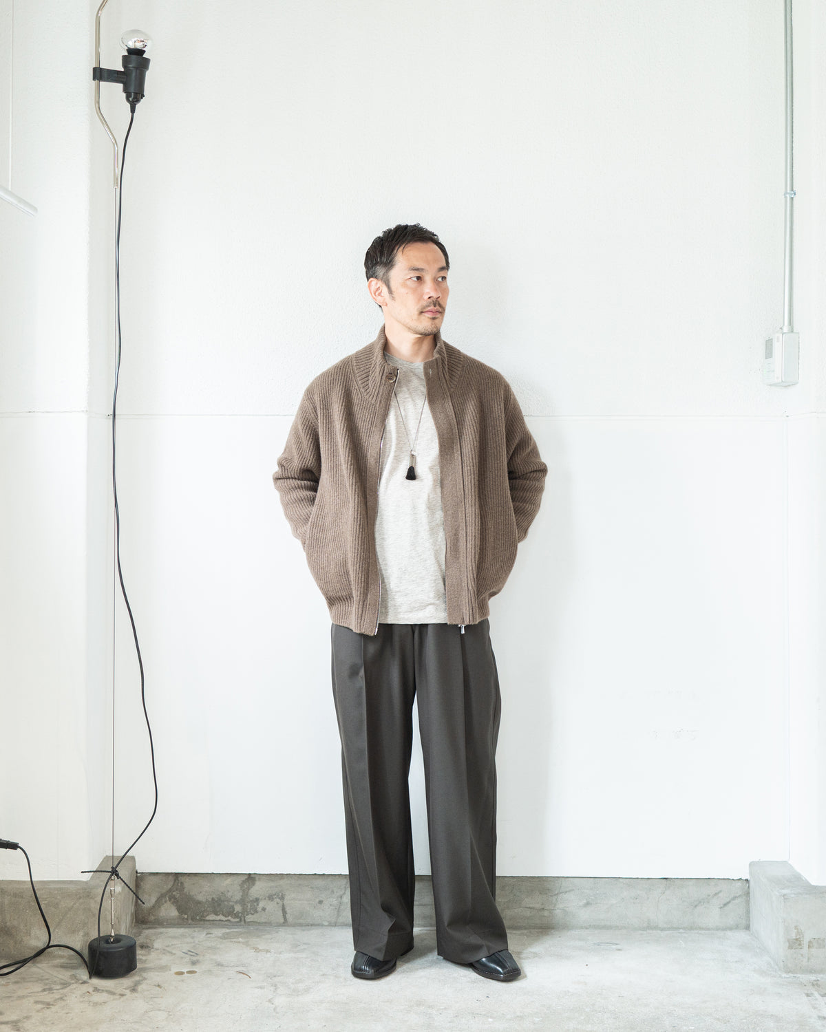 CLOUD KNIT BLOUSON / DOUBLE YAK