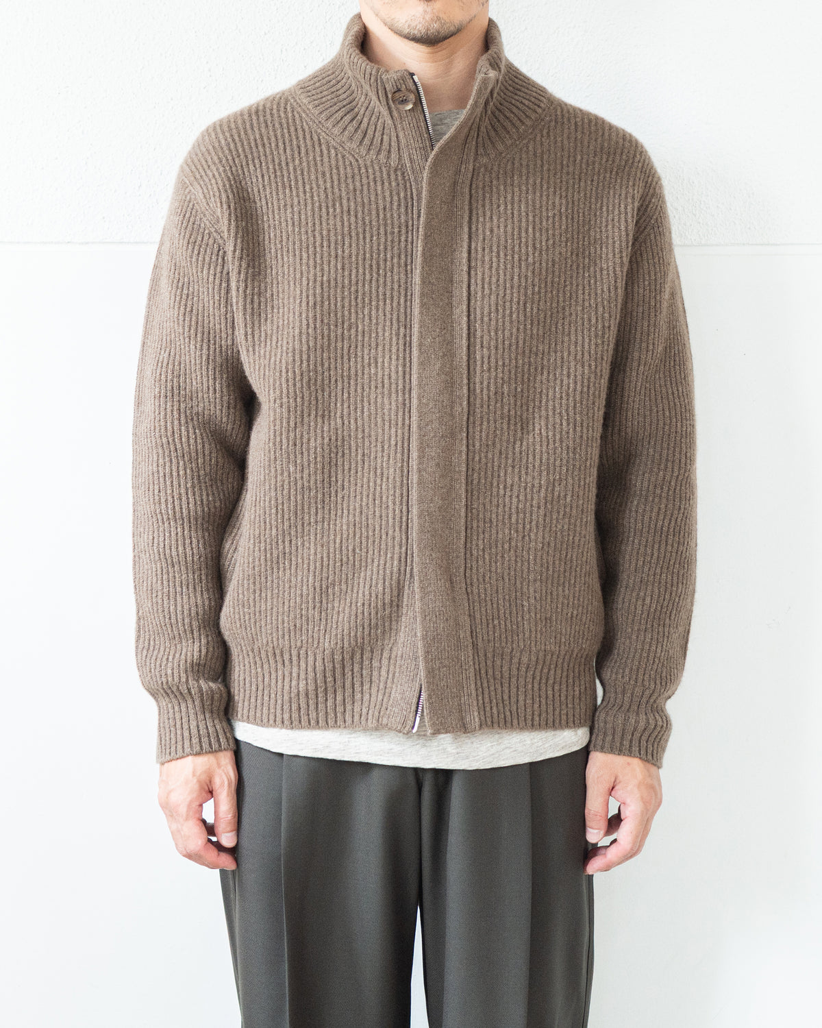 CLOUD KNIT BLOUSON / DOUBLE YAK