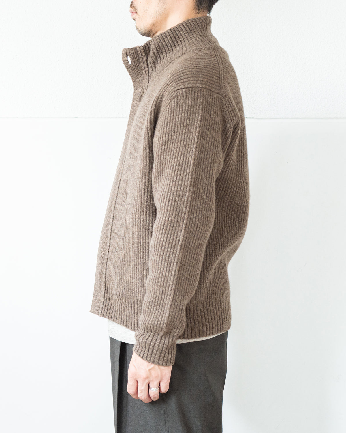 CLOUD KNIT BLOUSON / DOUBLE YAK
