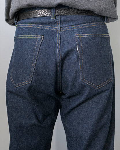 DENIM FLARE TROUSERS