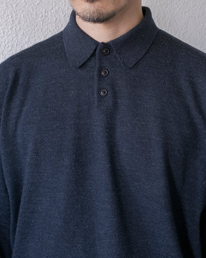 ELBOW PATCH WOOL POLO