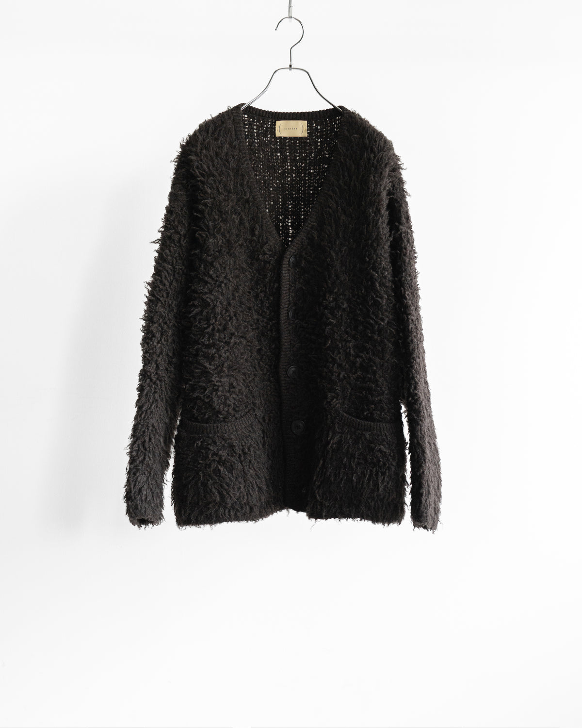 FURRY CASHMERE CARDIGAN