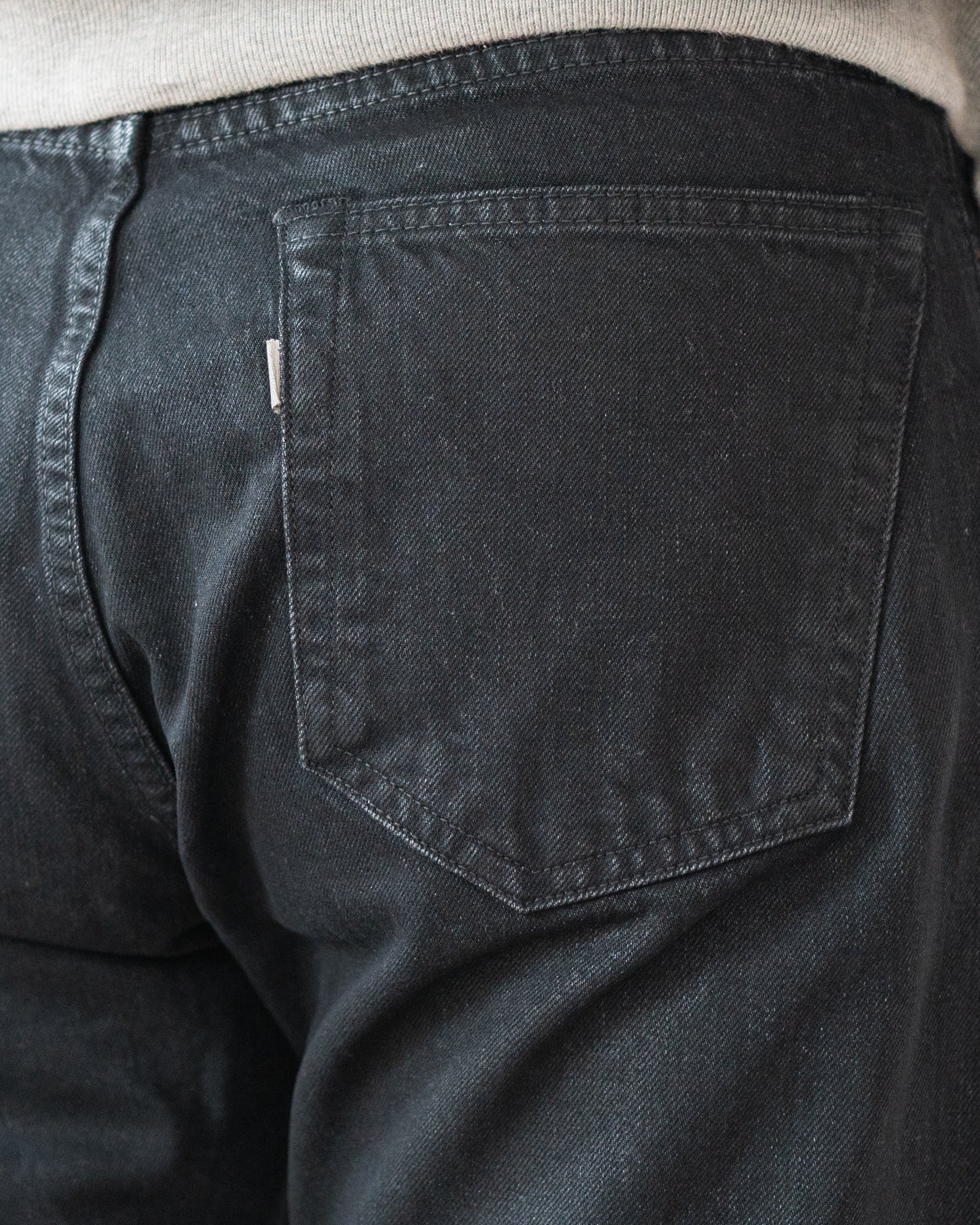 cantáte / カンタータ DENIM FLARE TROUSERS (WAXED WASH) / STORE N