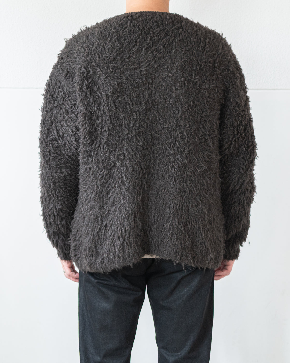 FURRY CASHMERE CARDIGAN