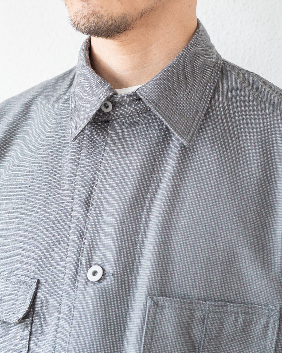 JACKSON COVERALL JACKET IN ROVER WOOL TWILL