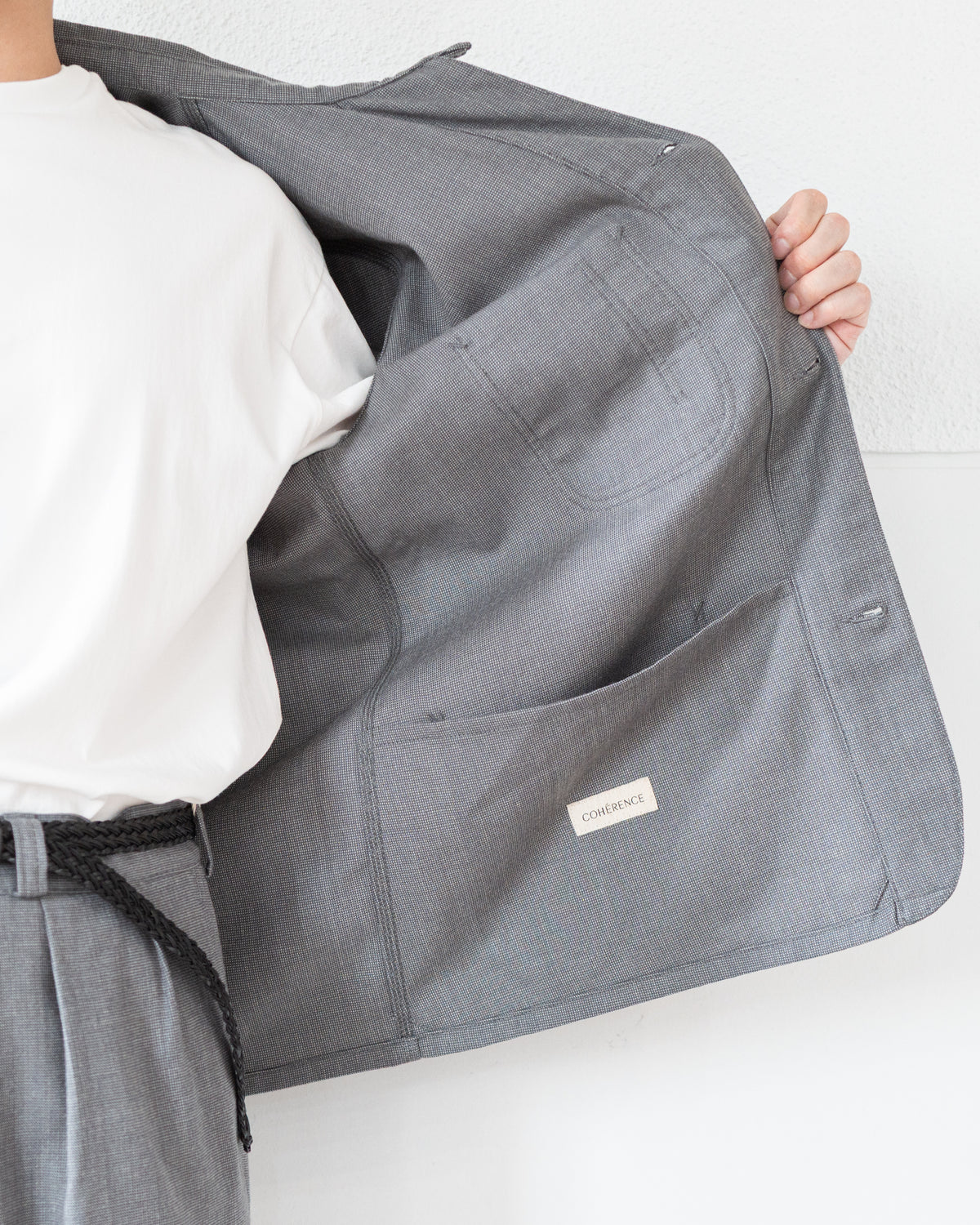 JACKSON COVERALL JACKET IN ROVER WOOL TWILL