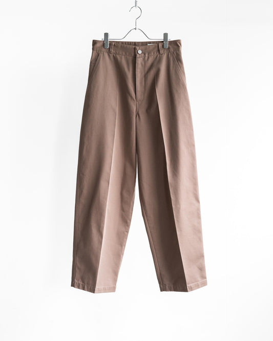 BARREL PANTS IN POLYCOTTON TWILL