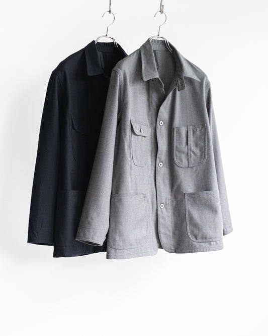 JACKSON COVERALL JACKET IN ROVER WOOL TWILL