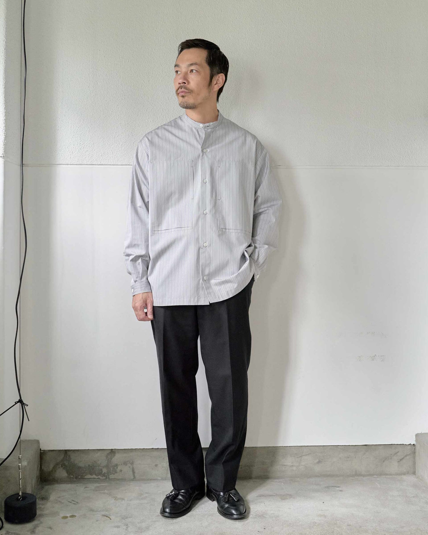 CODY STRIPE SHIRT BLOUSON