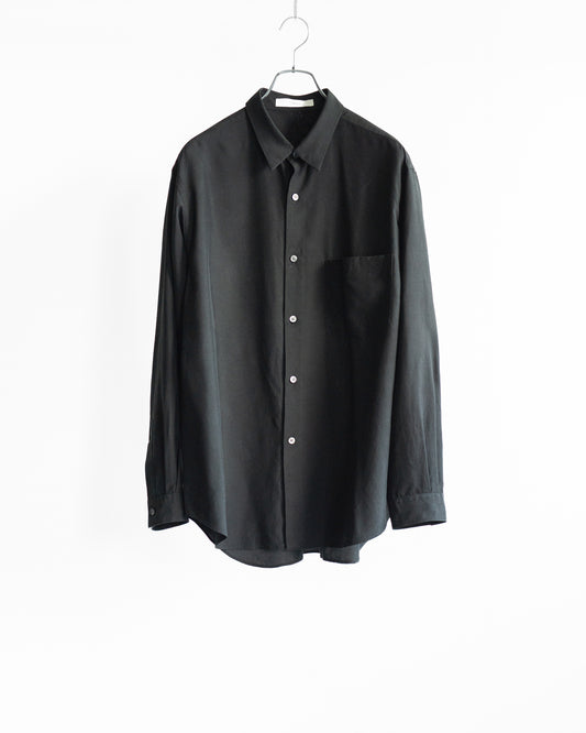 TOUGH SILK POPLIN REGULAR COLLAR SHIRT