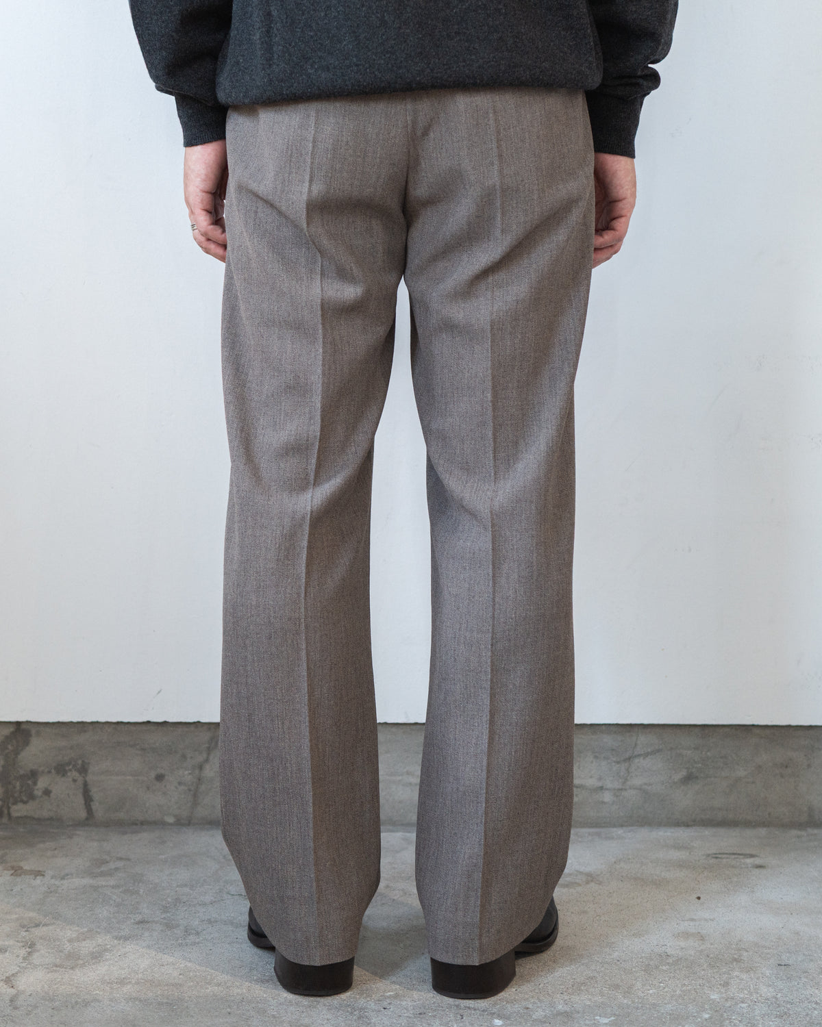 ROUGH WOOL TROUSERS