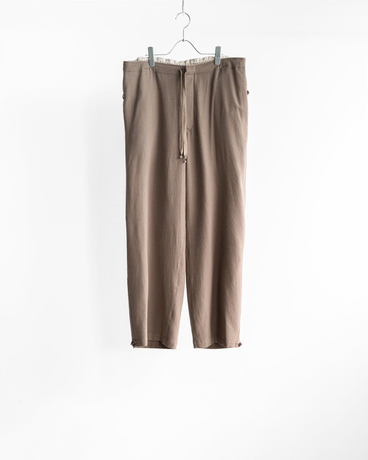 GLAN WOOL SAXONY EASY PANTS