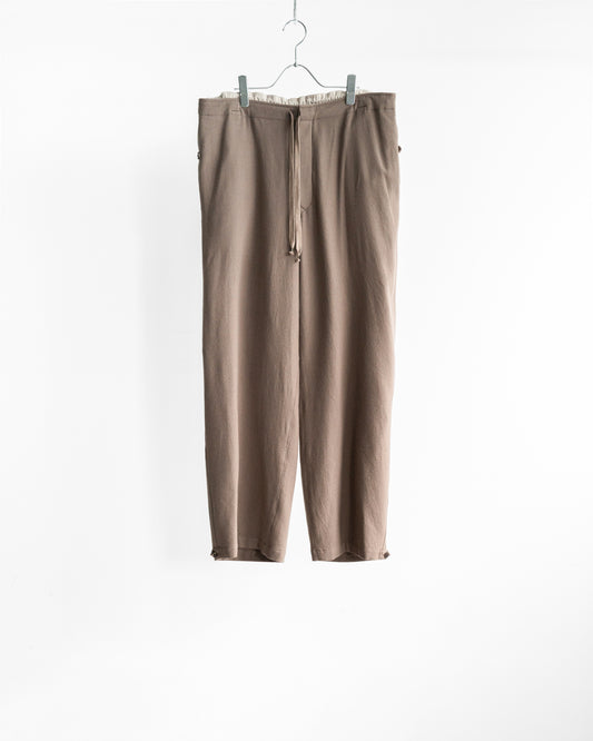 GLAN WOOL SAXONY EASY PANTS