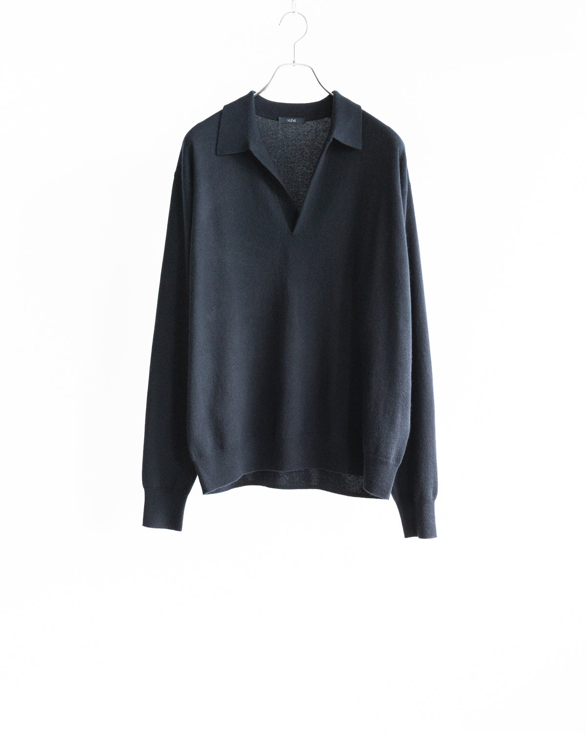 CASHMERE KNIT SKIPPER PULLOVER