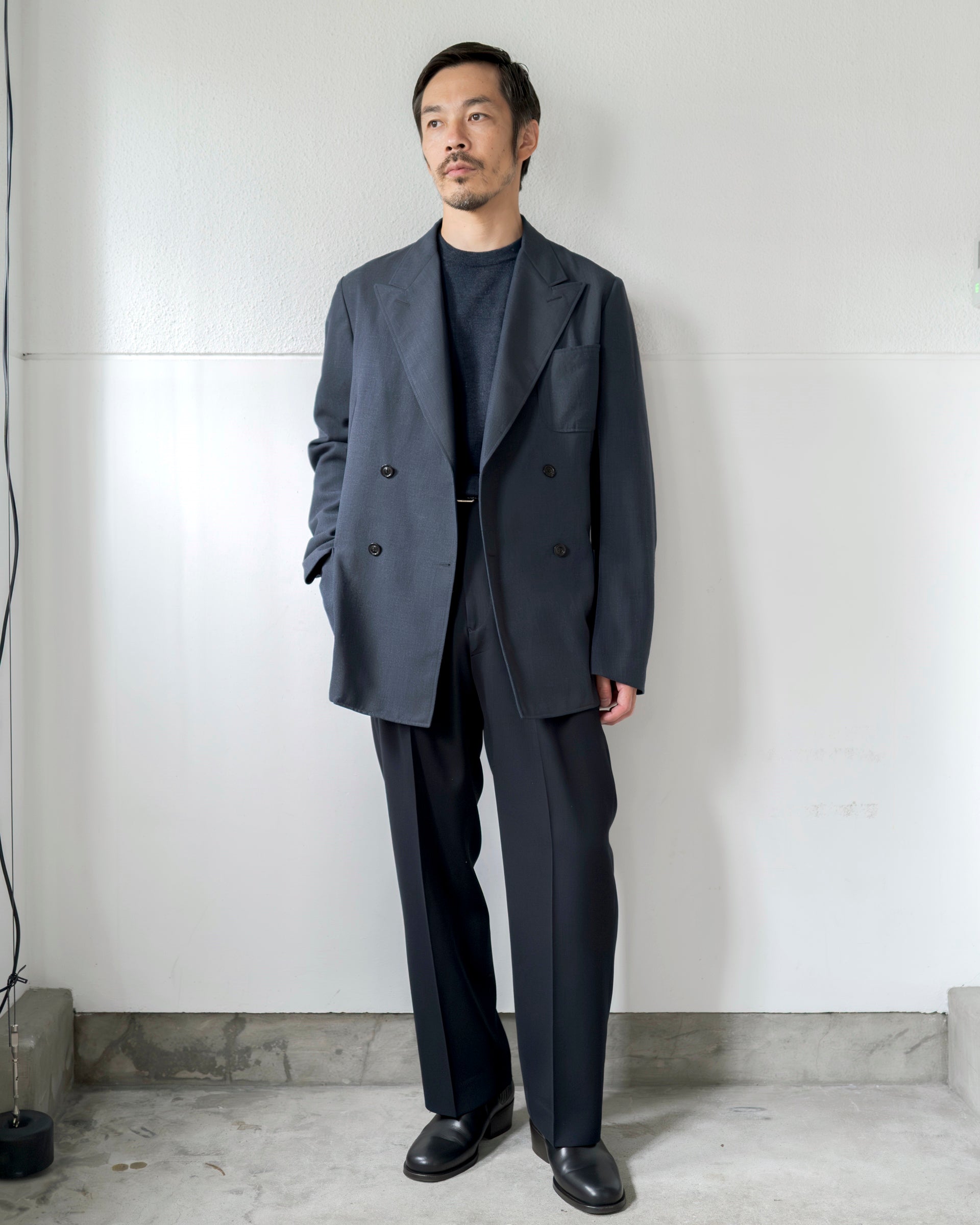 HIGH TWIST WOOL DOUBLE JACKET – STORE N