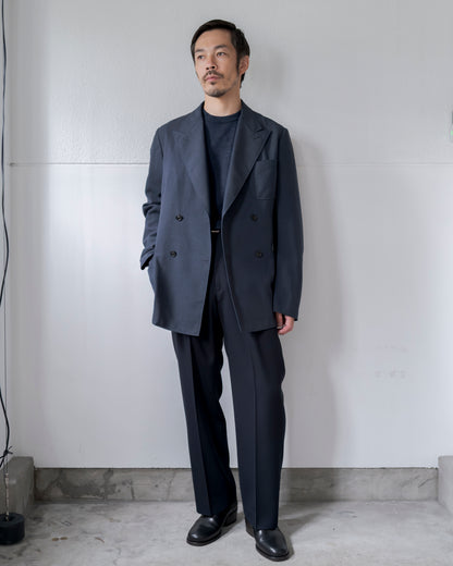HIGH TWIST WOOL DOUBLE JACKET