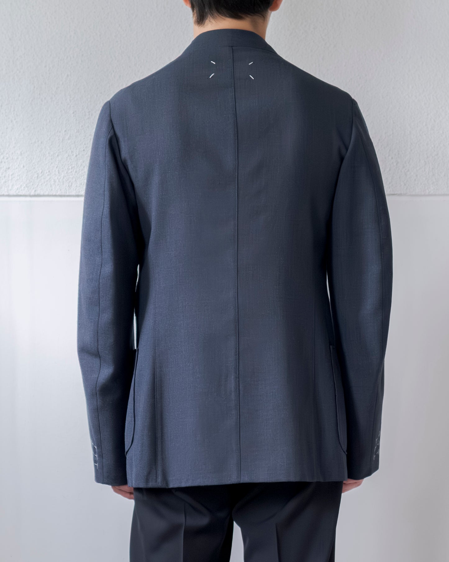 HIGH TWIST WOOL DOUBLE JACKET