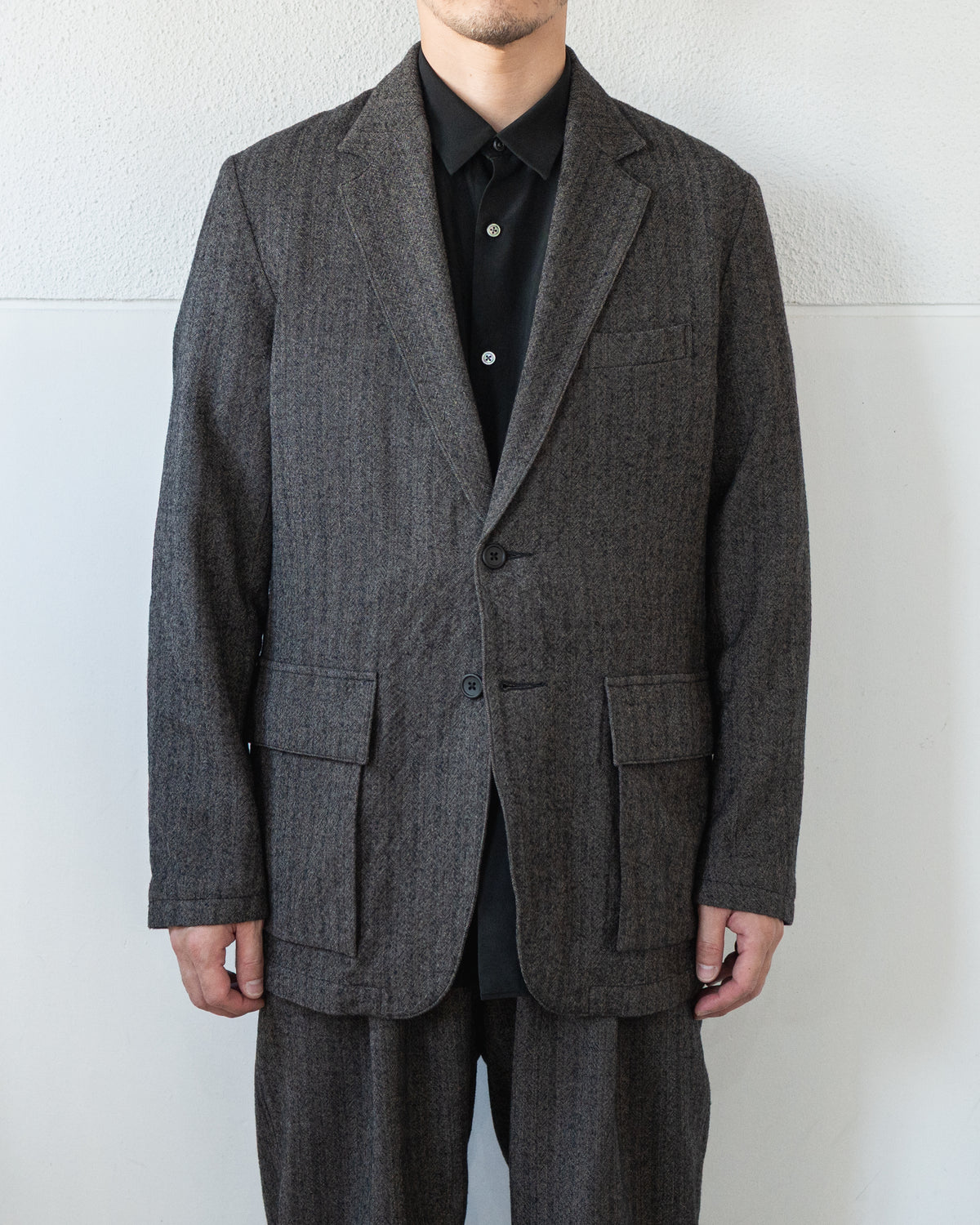 DOBBY STRIPE 2B JACKET