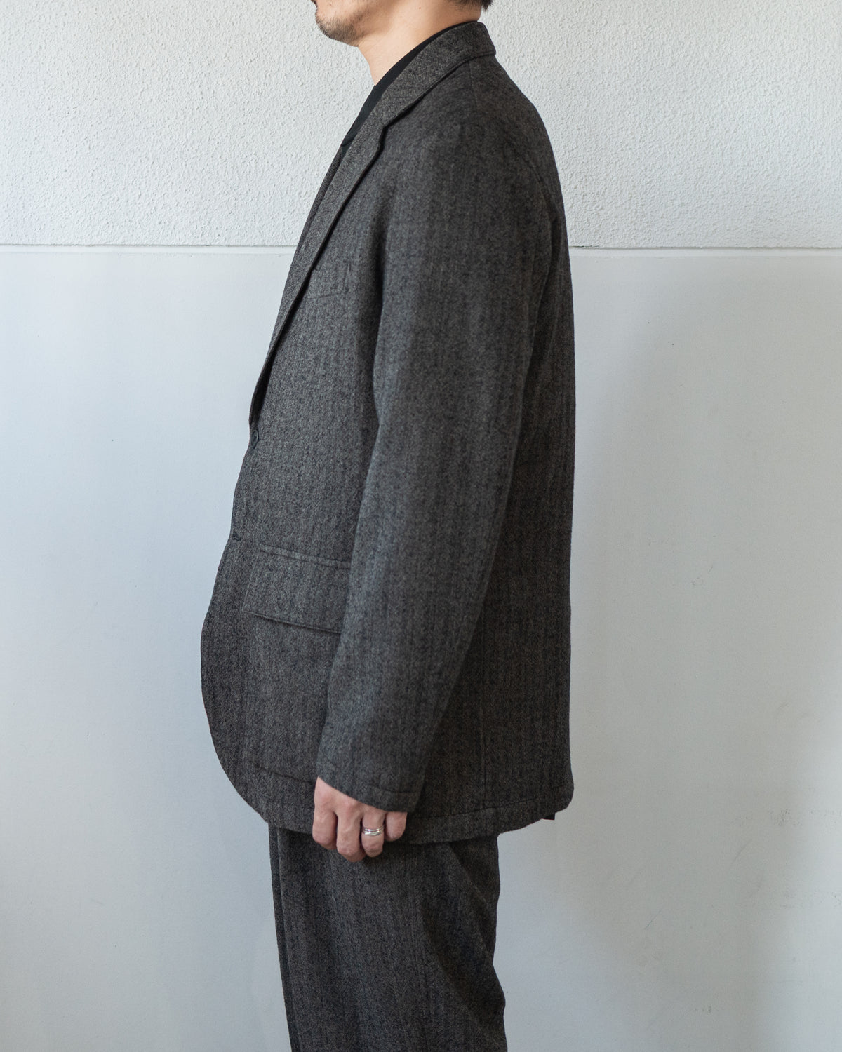 DOBBY STRIPE 2B JACKET