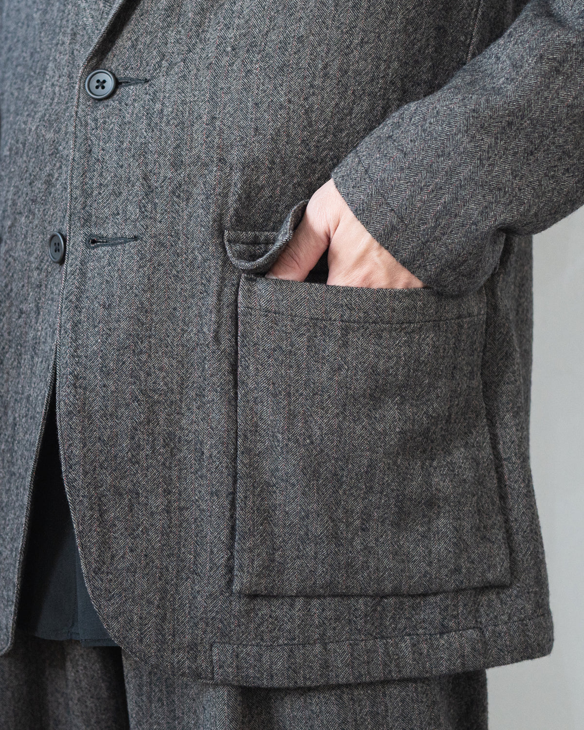 DOBBY STRIPE 2B JACKET