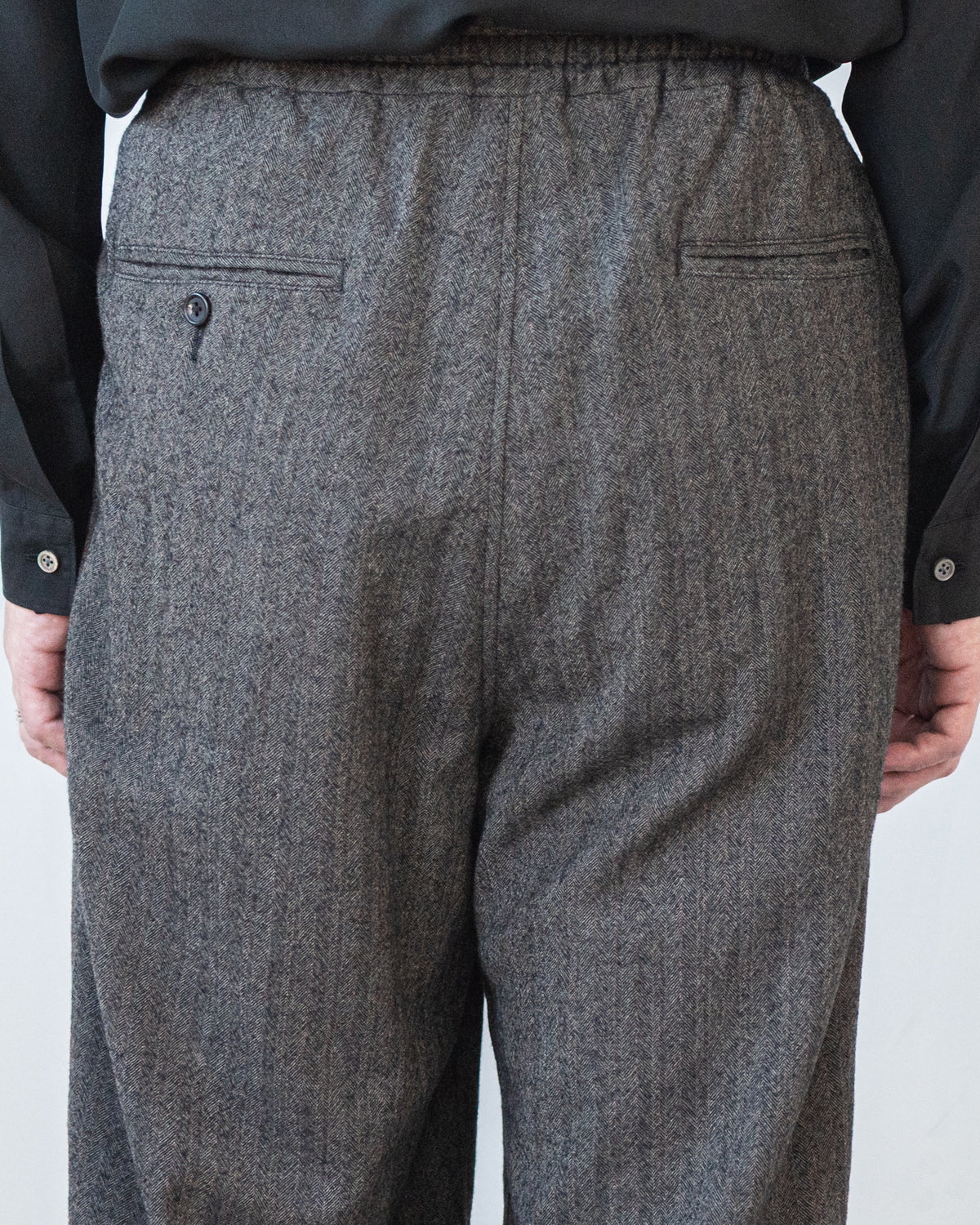 DOBBY STRIPE RELAXED TROUSER