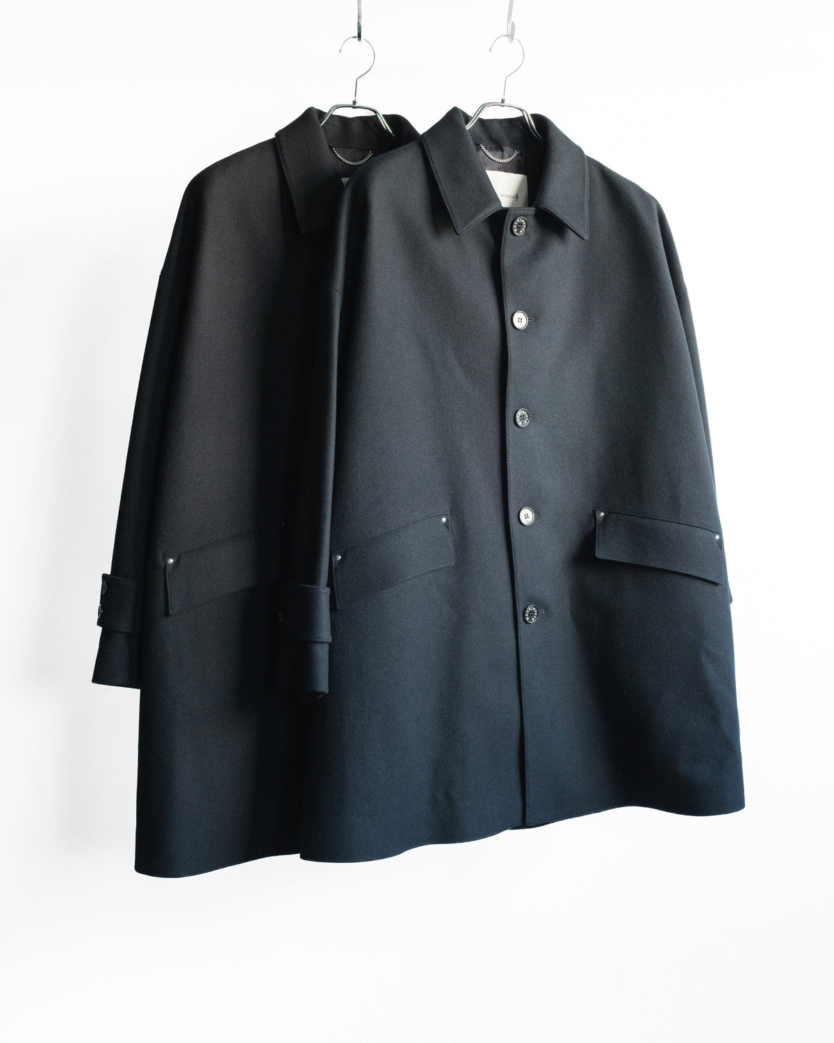 HUMBIE WOOL MELTON COAT